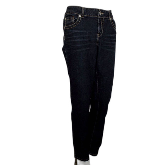 TORRID Jeans, 18S, Dark Blue Wash, stretch, Skinny, Zipper Fly, Pockets - Picture 3 of 13